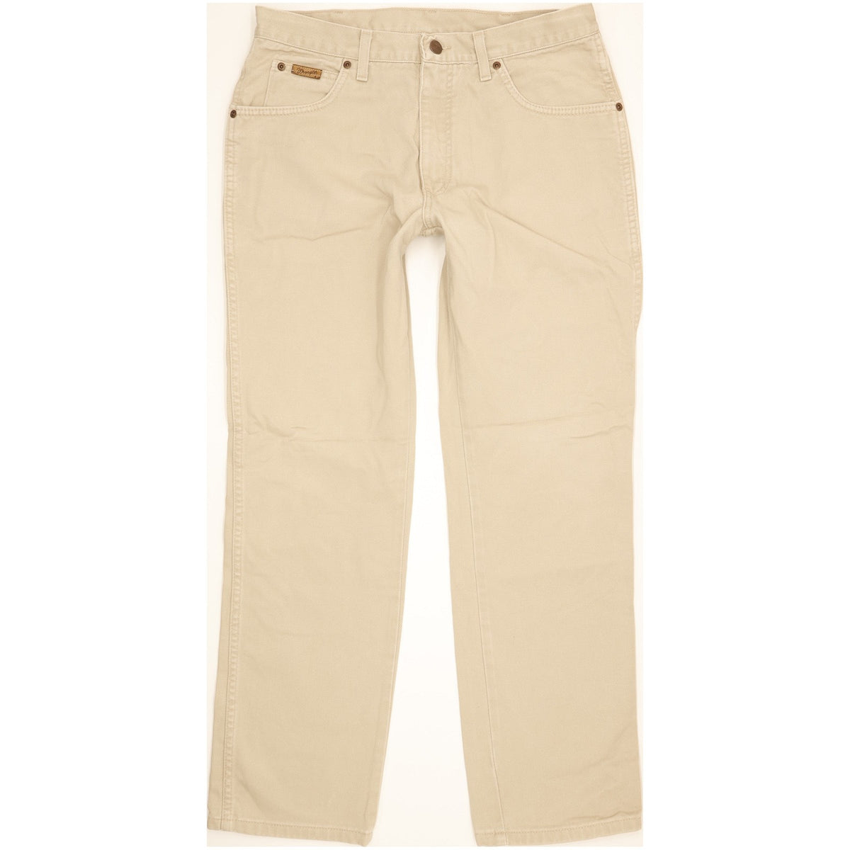 Wrangler Texas Men Beige Straight Regular Stretch Jeans W34 L30