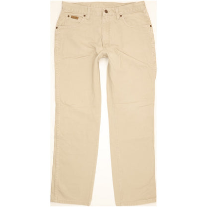 Wrangler Texas Men Beige Straight Regular Stretch Jeans W34 L30