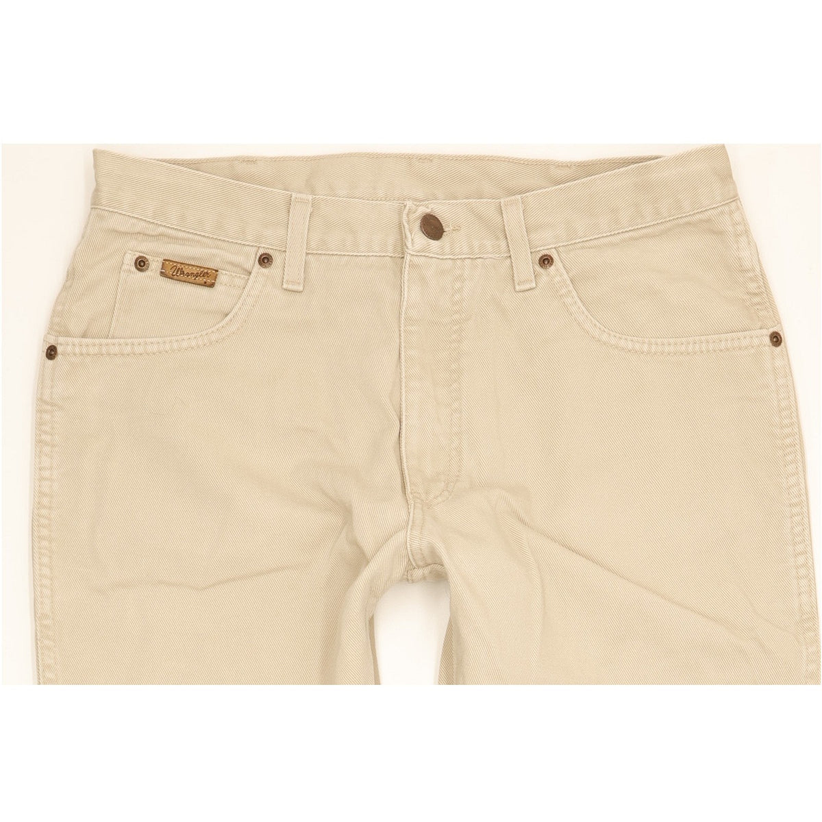 Wrangler Texas Men Beige Straight Regular Stretch Jeans W34 L30