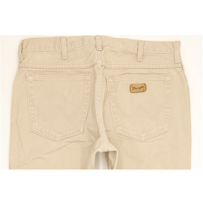 Wrangler Texas Men Beige Straight Regular Stretch Jeans W34 L30