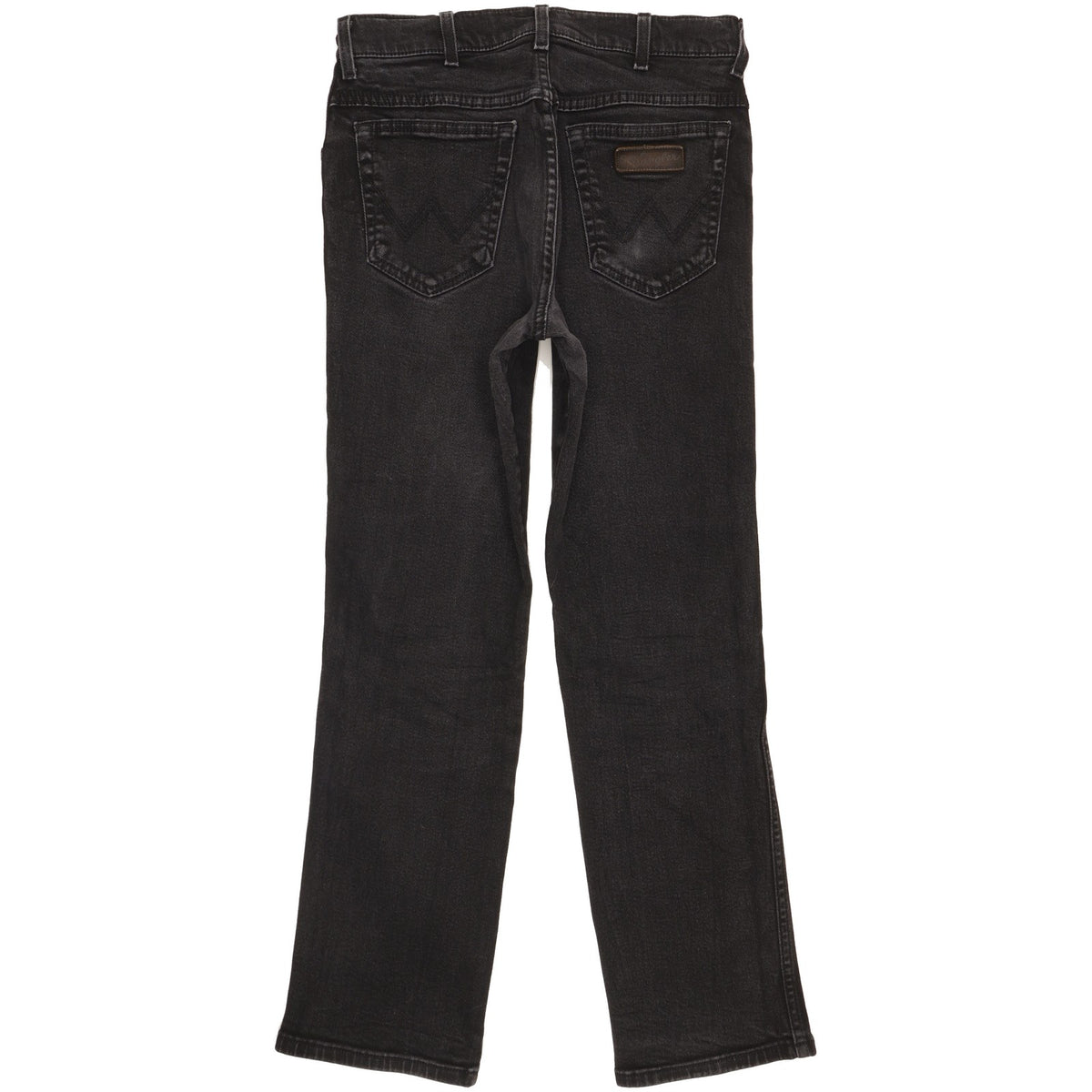 Wrangler Texas Men Black Straight Regular Stretch Jeans W33 L30