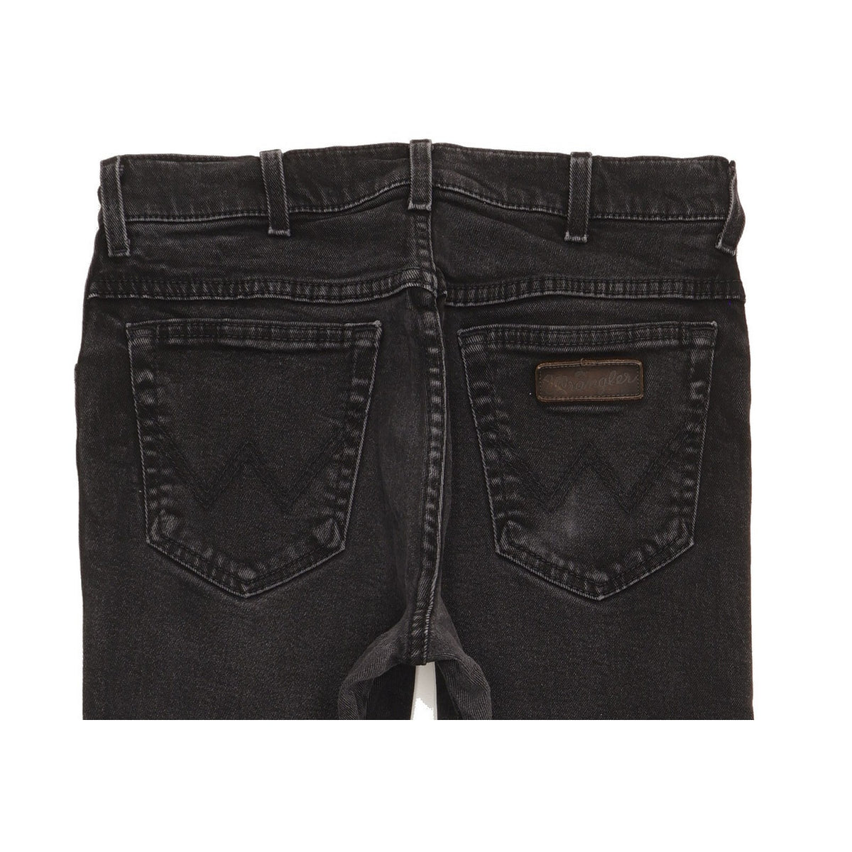 Wrangler Texas Men Black Straight Regular Stretch Jeans W33 L30