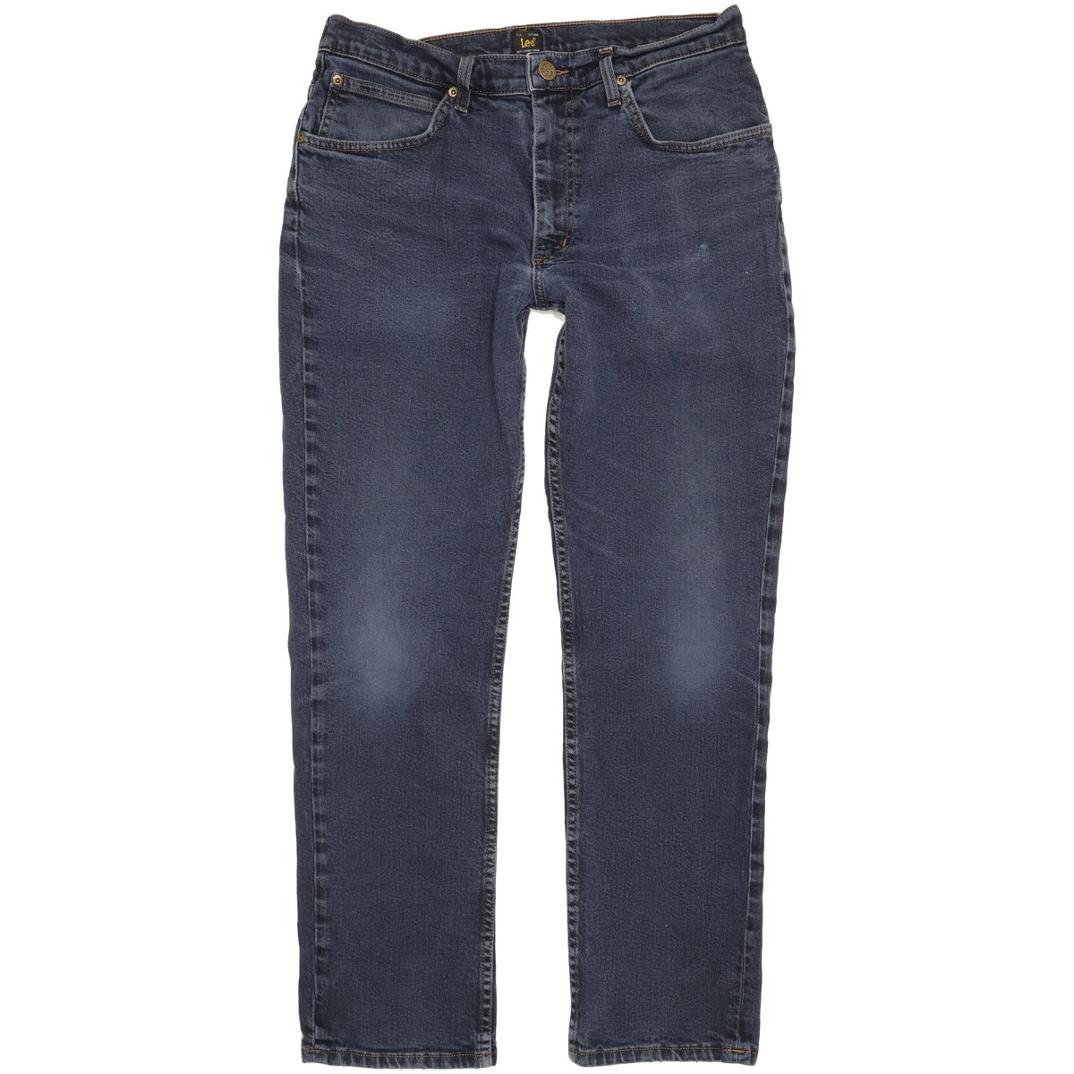 Lee Brooklyn Men Blue Straight Regular Stretch Jeans W34 L30