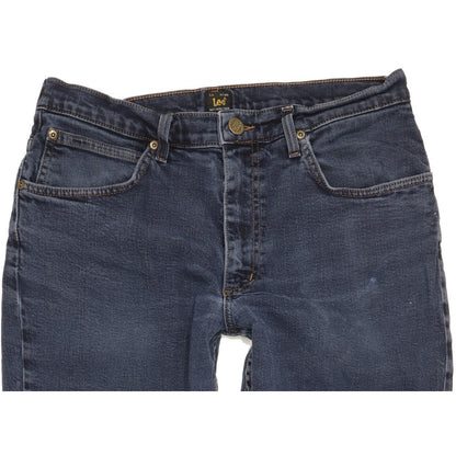 Lee Brooklyn Men Blue Straight Regular Stretch Jeans W34 L30