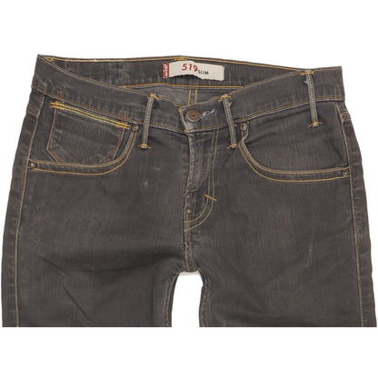Levi's 519 Men Blue Skinny Slim Stretch Jeans W30 L31
