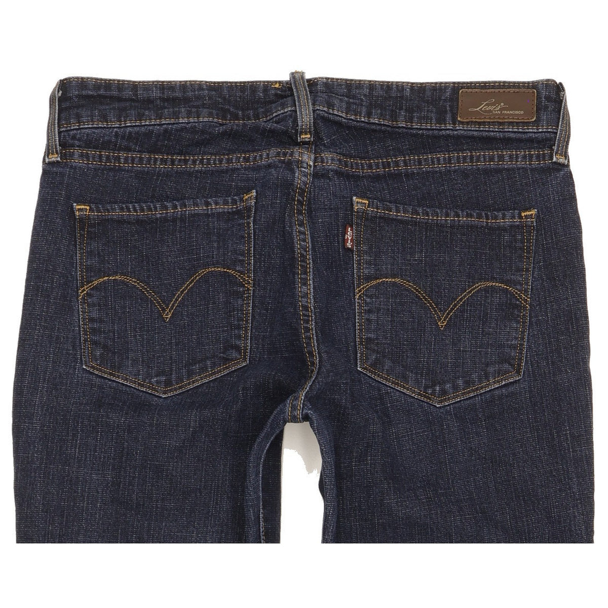 Levi's Demi Curve Women Blue Straight Slim Stretch Jeans W28 L28