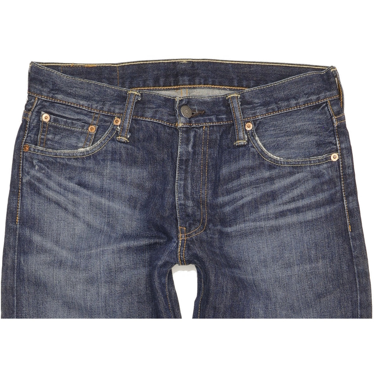Levi's 504 Men Blue Straight Regular Jeans W30 L32