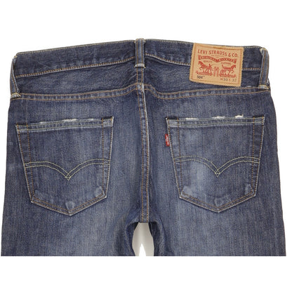 Levi's 504 Men Blue Straight Regular Jeans W30 L32