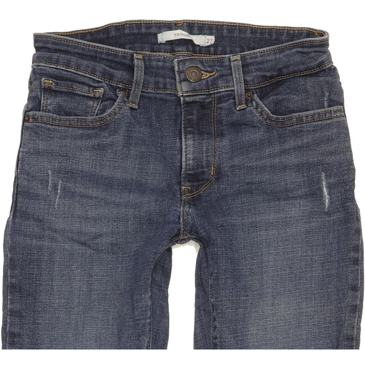 Levi's 711 Women Blue Skinny Slim Jeans W27 L29