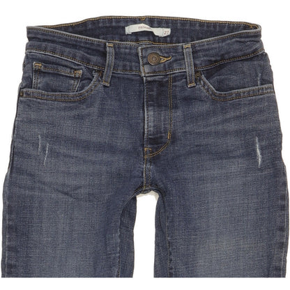 Levi's 711 Women Blue Skinny Slim Jeans W27 L29