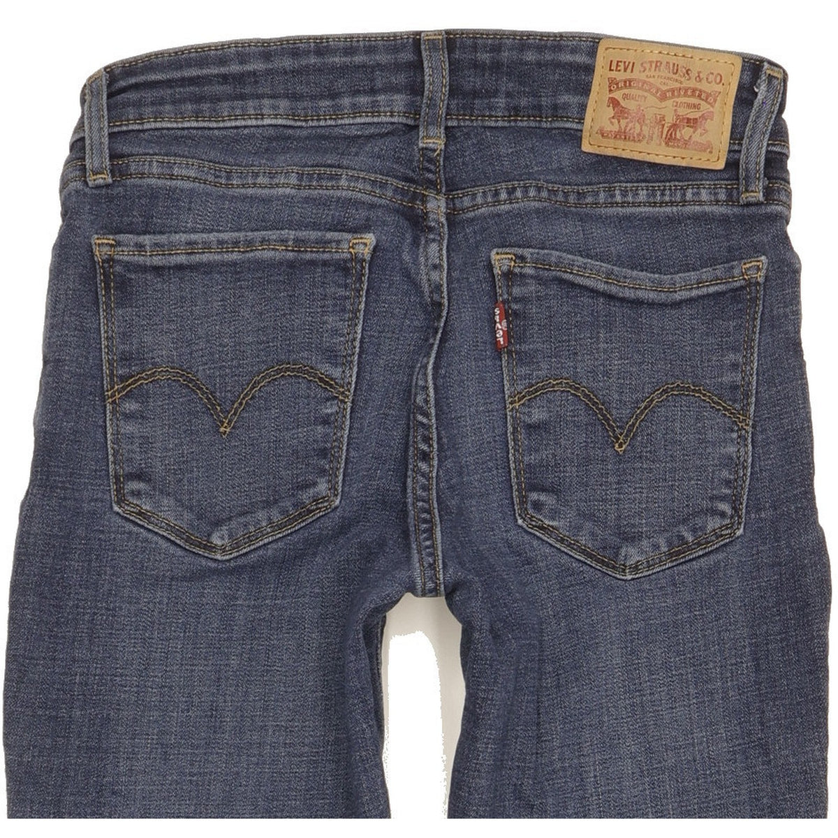 Levi's 711 Women Blue Skinny Slim Jeans W27 L29