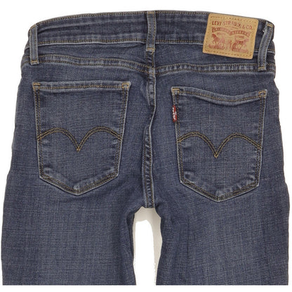 Levi's 711 Women Blue Skinny Slim Jeans W27 L29