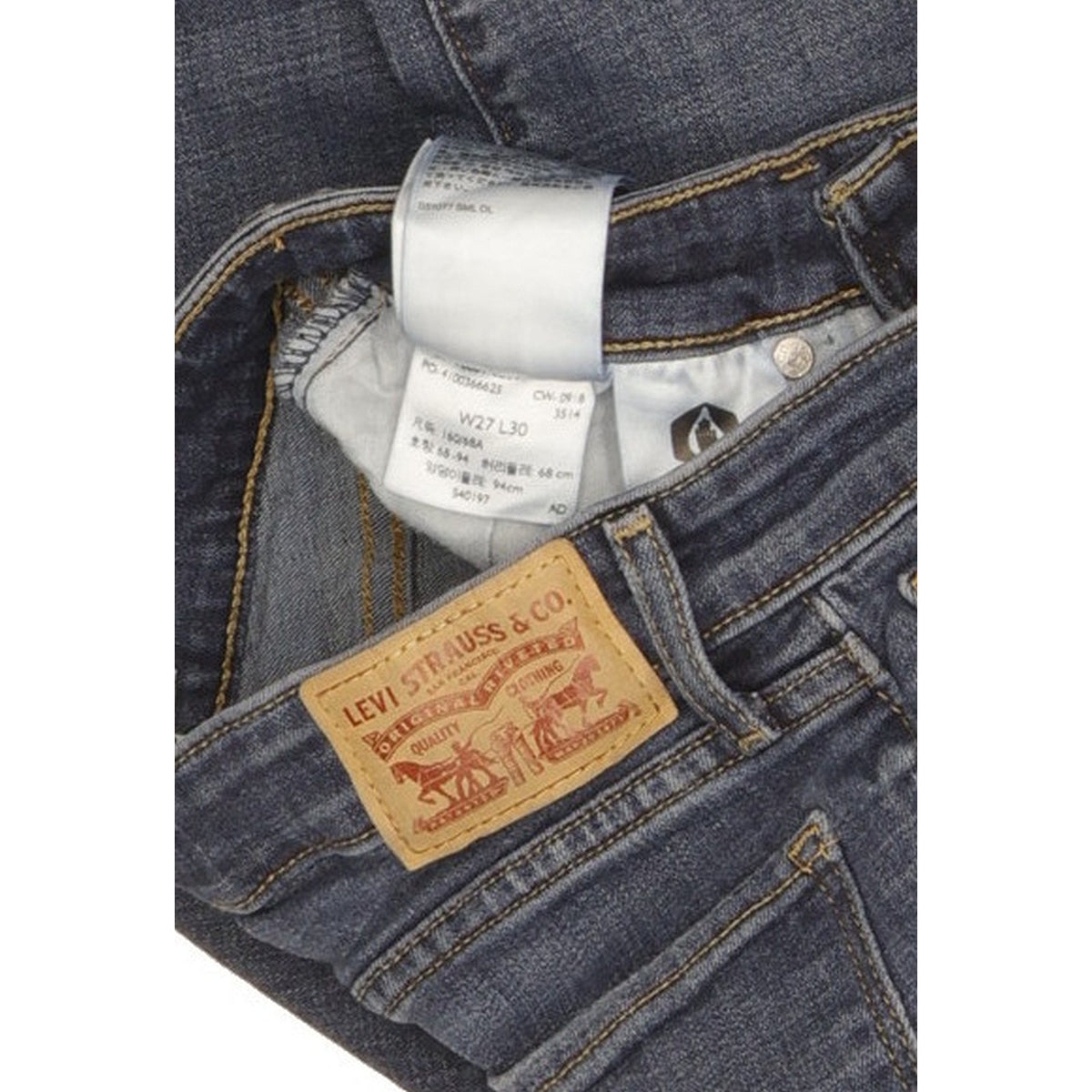 Levi's 711 Women Blue Skinny Slim Jeans W27 L29