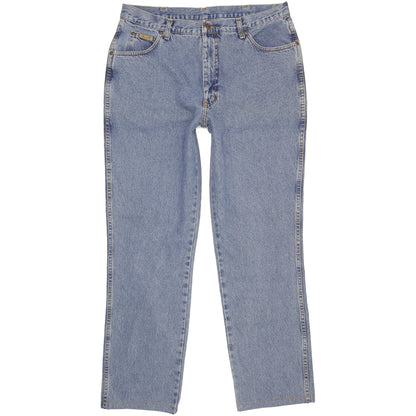 Wrangler Idaho Men Blue Straight Regular Jeans W38 L32
