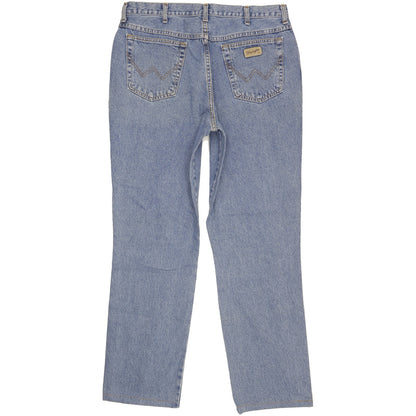 Wrangler Idaho Men Blue Straight Regular Jeans W38 L32