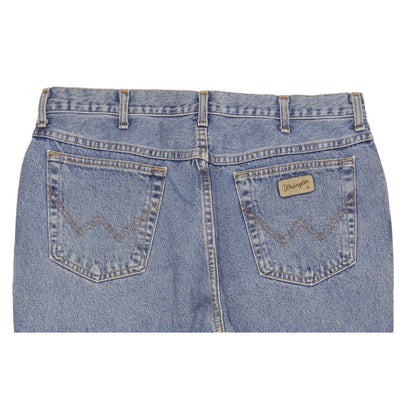 Wrangler Idaho Men Blue Straight Regular Jeans W38 L32