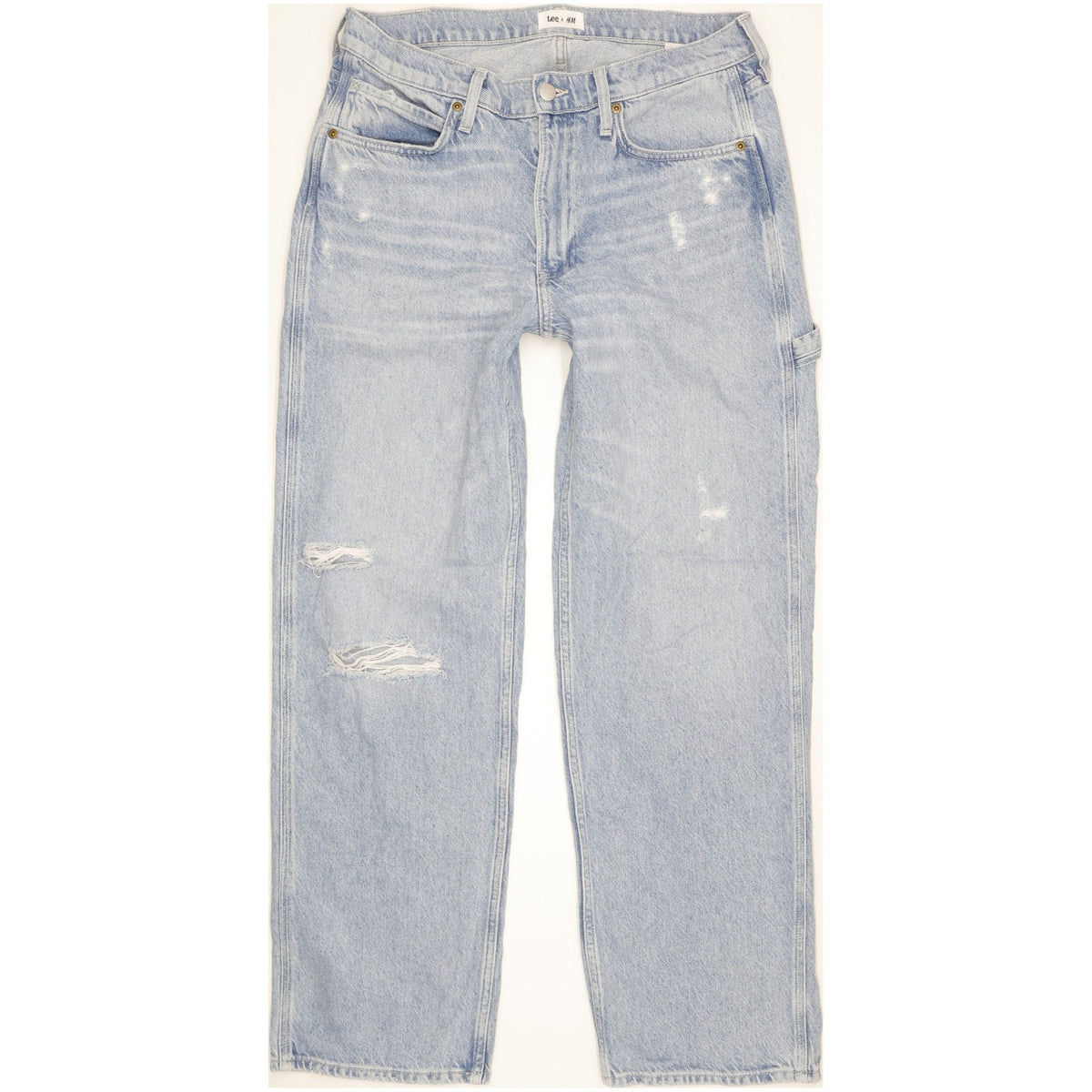 Lee H&M Blue Straight Regular Jeans High Waisted W32 L31