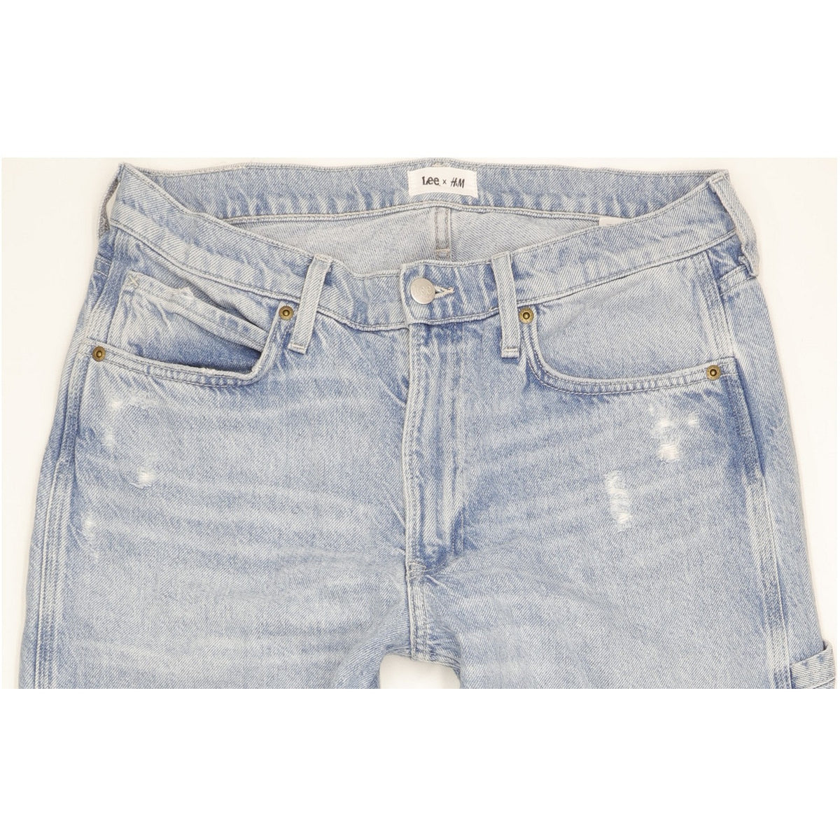 Lee H&M Blue Straight Regular Jeans High Waisted W32 L31