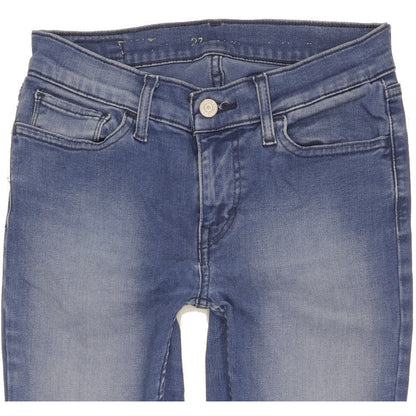 Levi's Women Blue Skinny Slim Stretch Jeans W27 L25