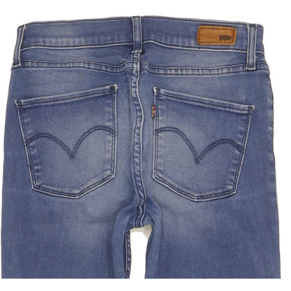 Levi's Women Blue Skinny Slim Stretch Jeans W27 L25