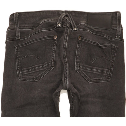 G-Star Lynn Women Black Skinny Slim Stretch Jeans W28 L31