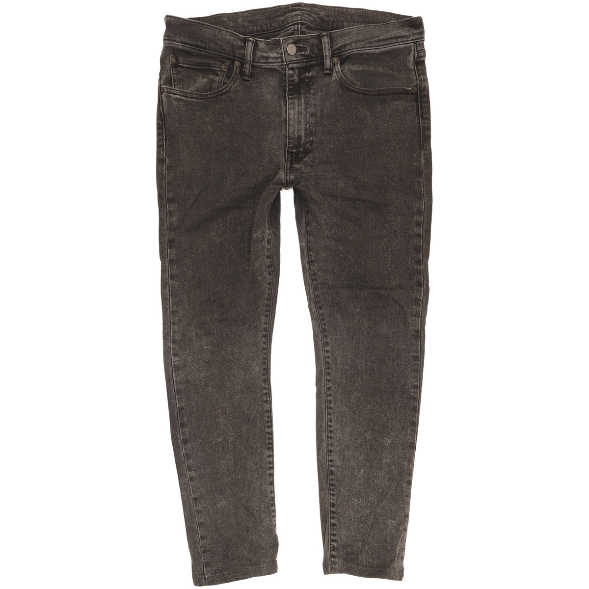 Levi's 519 Men Black Skinny Slim Stretch Jeans W33 L26