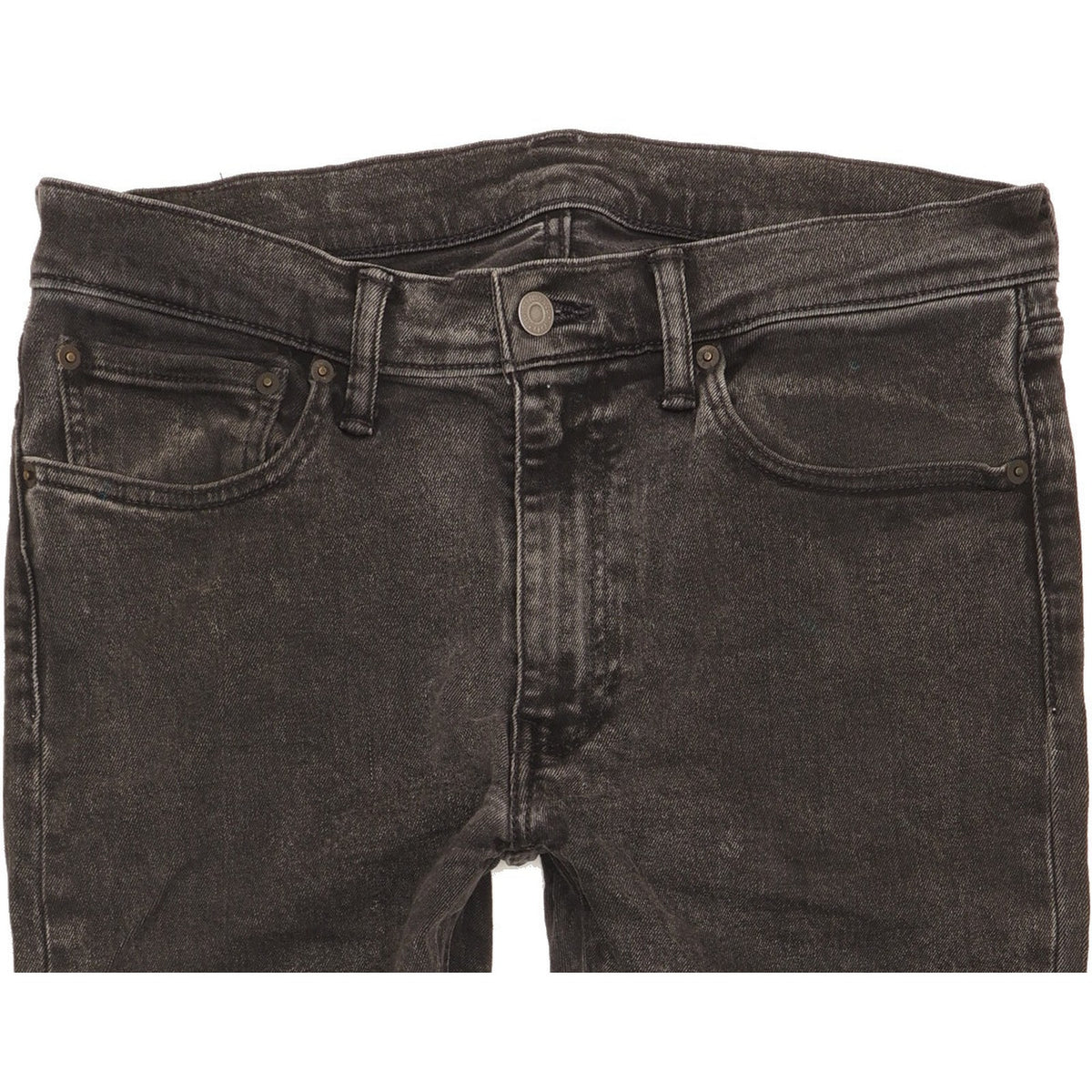 Levi's 519 Men Black Skinny Slim Stretch Jeans W33 L26