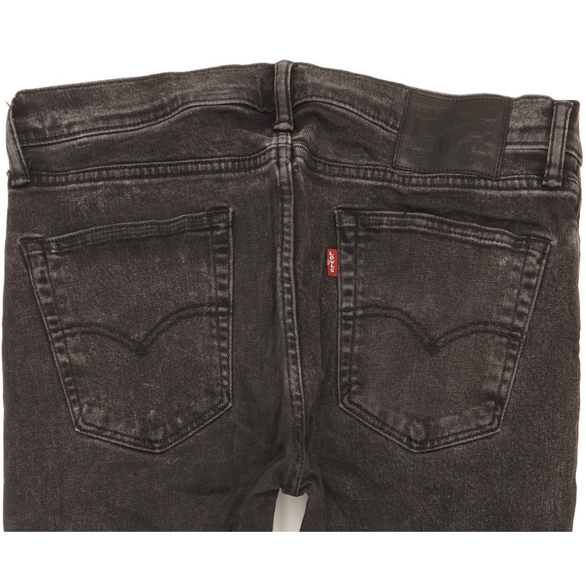 Levi's 519 Men Black Skinny Slim Stretch Jeans W33 L26