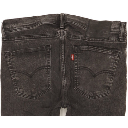 Levi's 519 Men Black Skinny Slim Stretch Jeans W33 L26