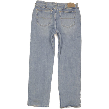 Wrangler Men Blue Straight Regular Stretch Jeans W34 L32