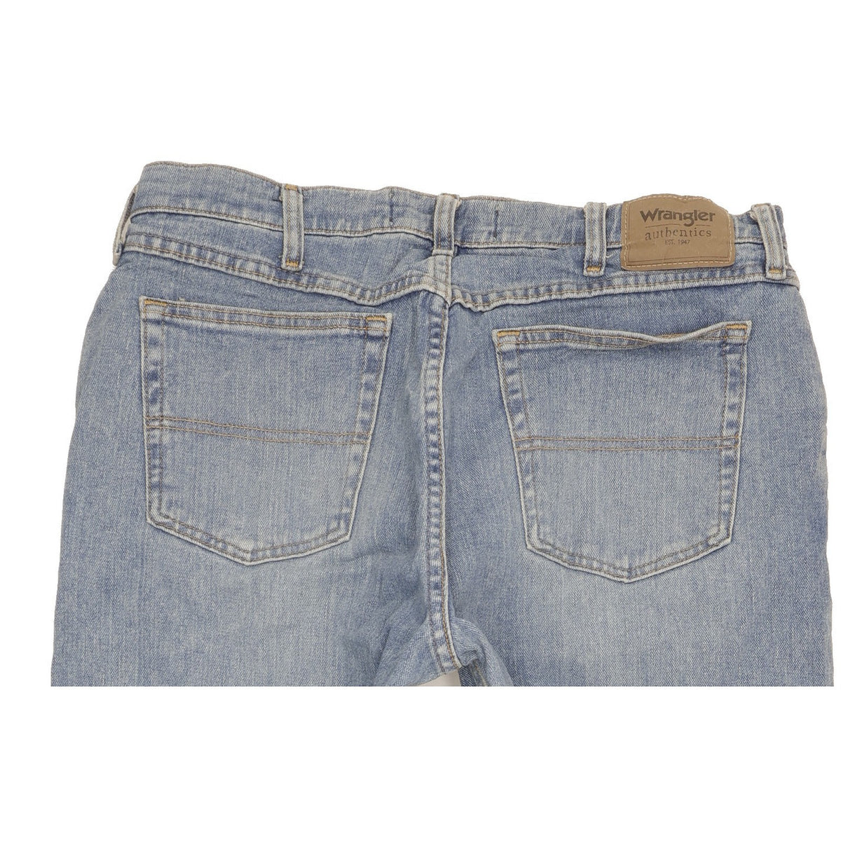 Wrangler Men Blue Straight Regular Stretch Jeans W34 L32