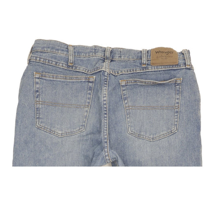 Wrangler Men Blue Straight Regular Stretch Jeans W34 L32