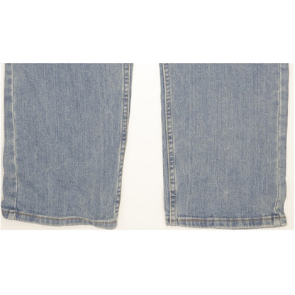 Wrangler Men Blue Straight Regular Stretch Jeans W34 L32