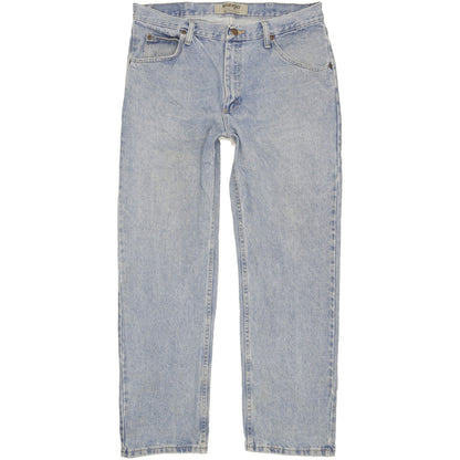 Wrangler Men Blue Straight Regular Jeans W35 L30