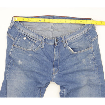 G-Star Arc 3D Kate Women Blue Tapered Relaxed Boyfriend Stretch Jeans W30 L32