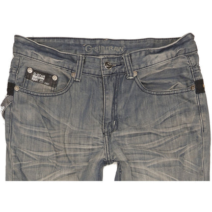 G-Star Men Blue Straight Regular Jeans W34 L32