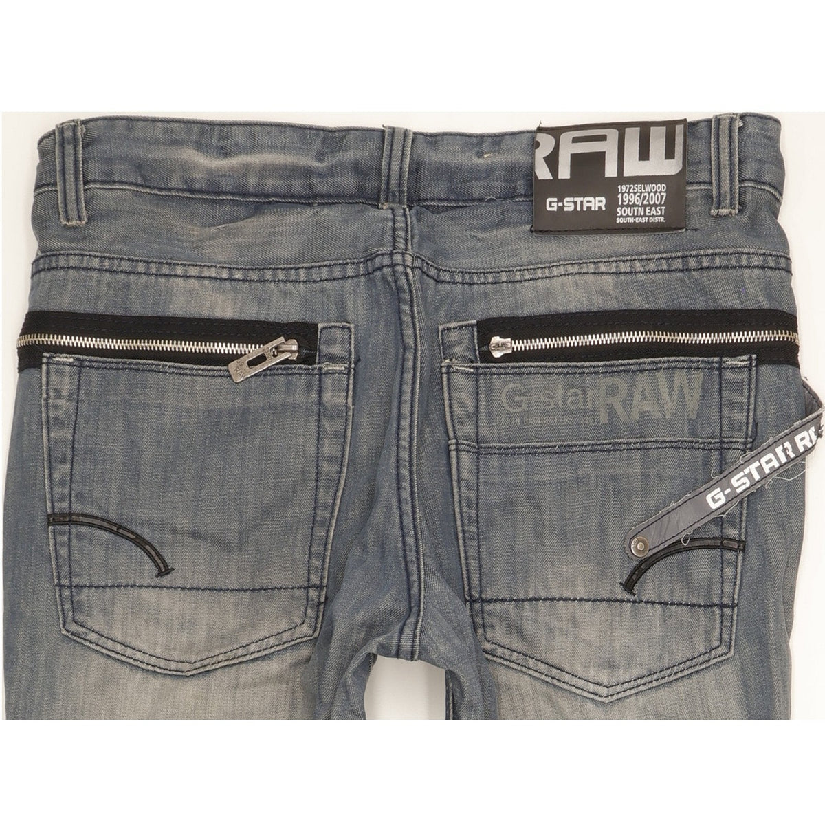G-Star Men Blue Straight Regular Jeans W34 L32