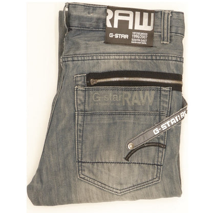 G-Star Men Blue Straight Regular Jeans W34 L32
