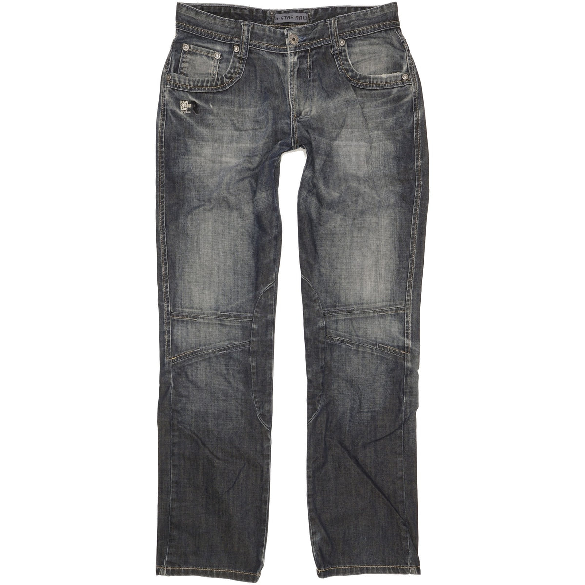 G-Star Men Navy Straight Regular Jeans W33 L34