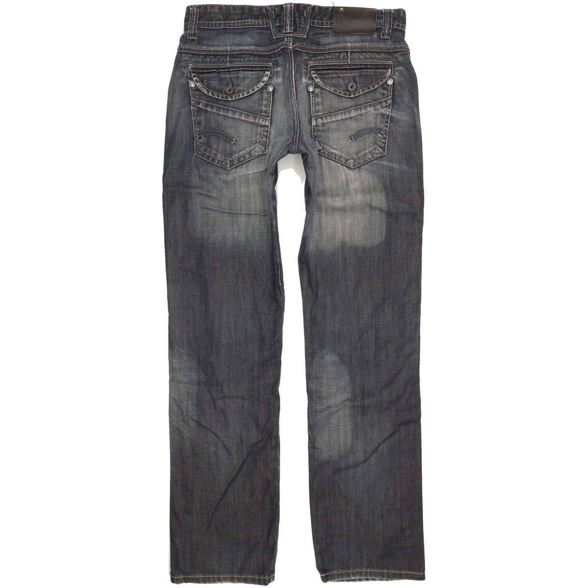 G-Star Men Navy Straight Regular Jeans W33 L34