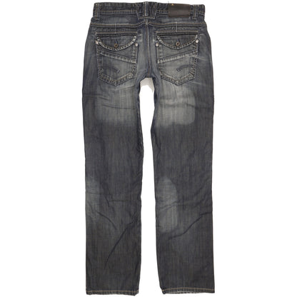 G-Star Men Navy Straight Regular Jeans W33 L34