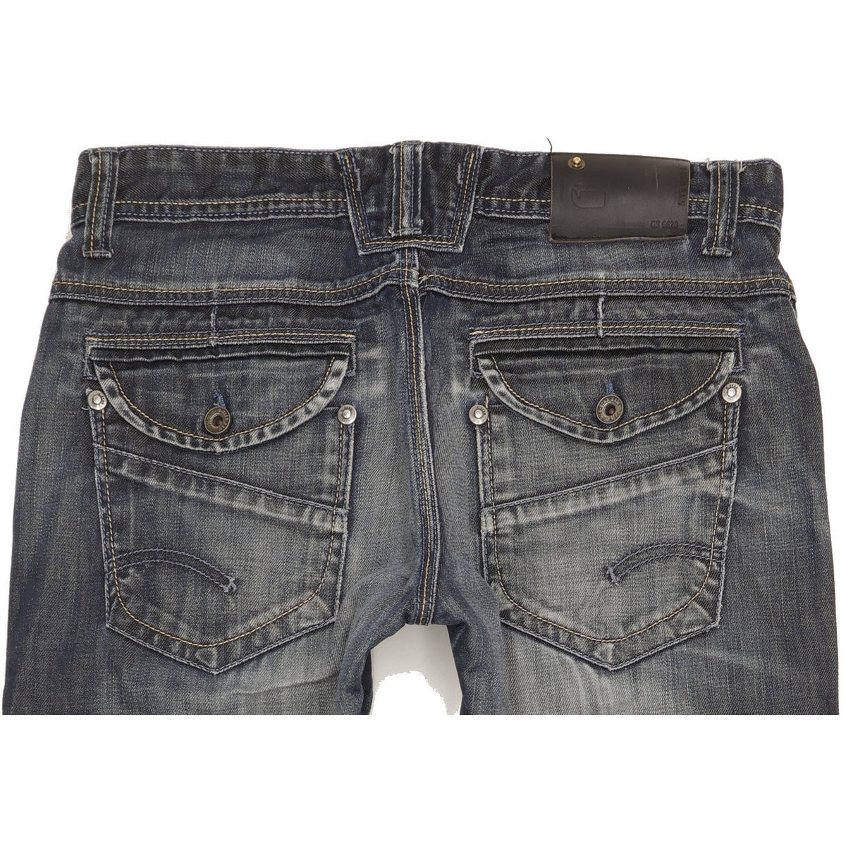 G-Star Men Navy Straight Regular Jeans W33 L34