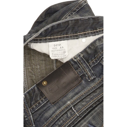 G-Star Men Navy Straight Regular Jeans W33 L34