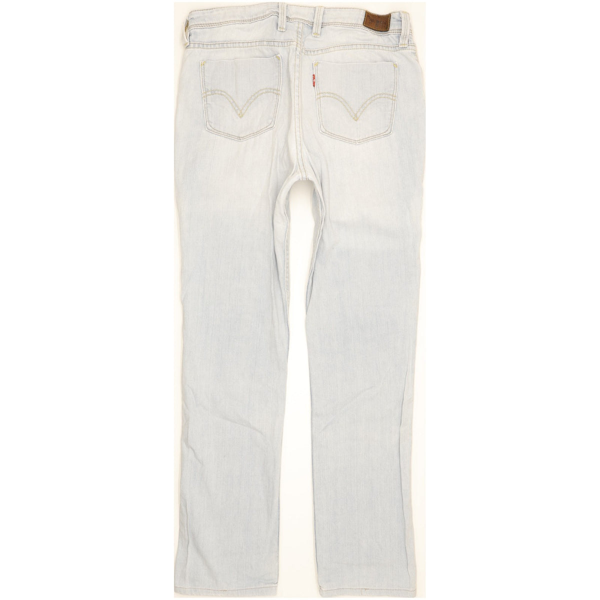 Levi's 628 Blue Straight Slim Stretch Jeans High Waisted W32 L31