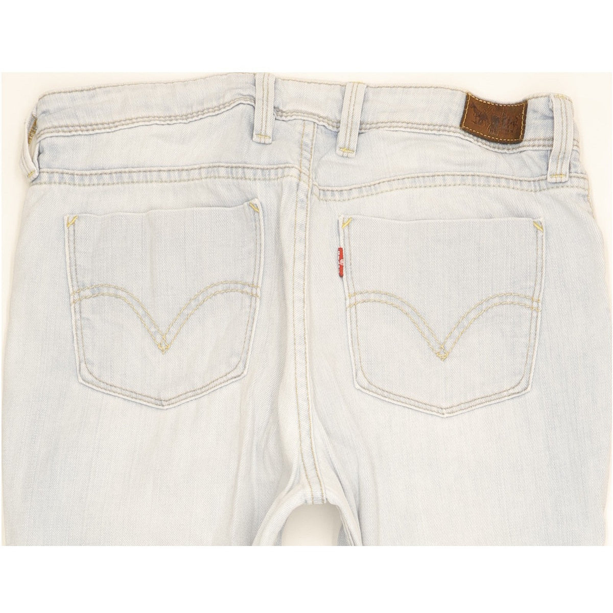 Levi's 628 Blue Straight Slim Stretch Jeans High Waisted W32 L31