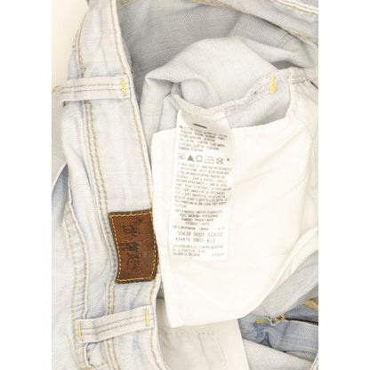 Levi's 628 Blue Straight Slim Stretch Jeans High Waisted W32 L31