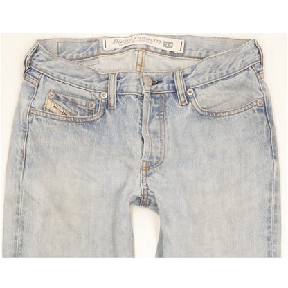 Diesel Zerox Men Blue Straight Slim Jeans W28 L32