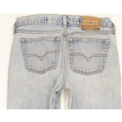 Diesel Zerox Men Blue Straight Slim Jeans W28 L32