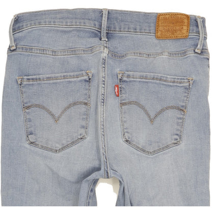 Levi's 720 Super Women Blue Skinny Slim Stretch Jeans W28 L30