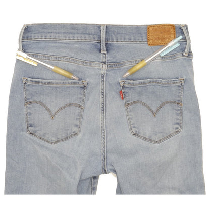 Levi's 720 Super Women Blue Skinny Slim Stretch Jeans W28 L30
